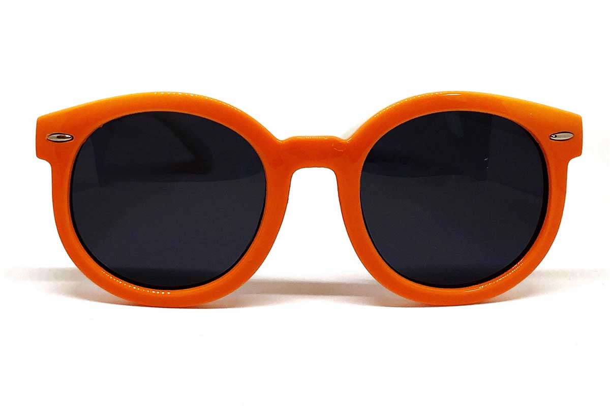 JUNIOR Orange Polarised Sunglasses For Kids Khaki Shades Singapore